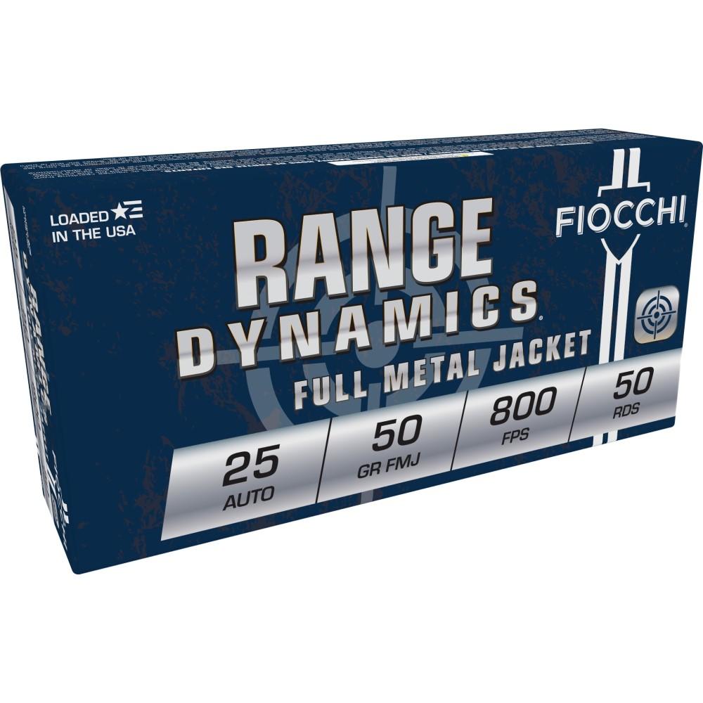 FIOCCHI 25 AUTO 50GR FMJ 50RD
