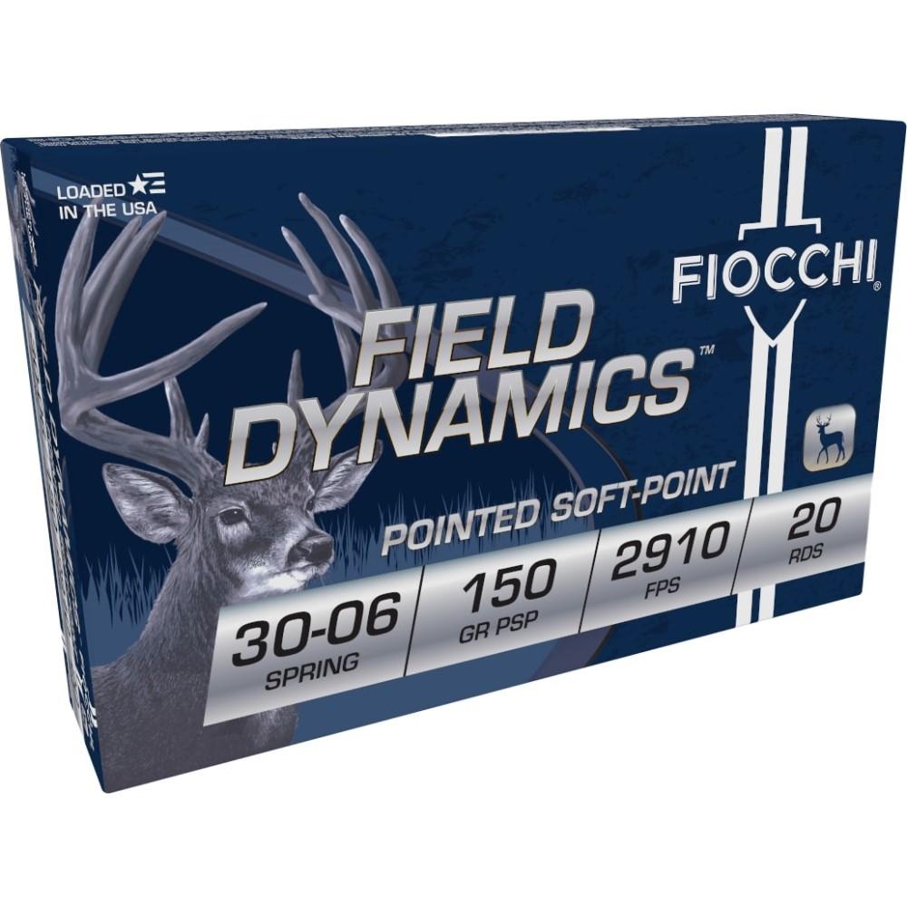 FIOCCHI 30-06 Springfield 150gr PSP 2,910 FPS 20 RD