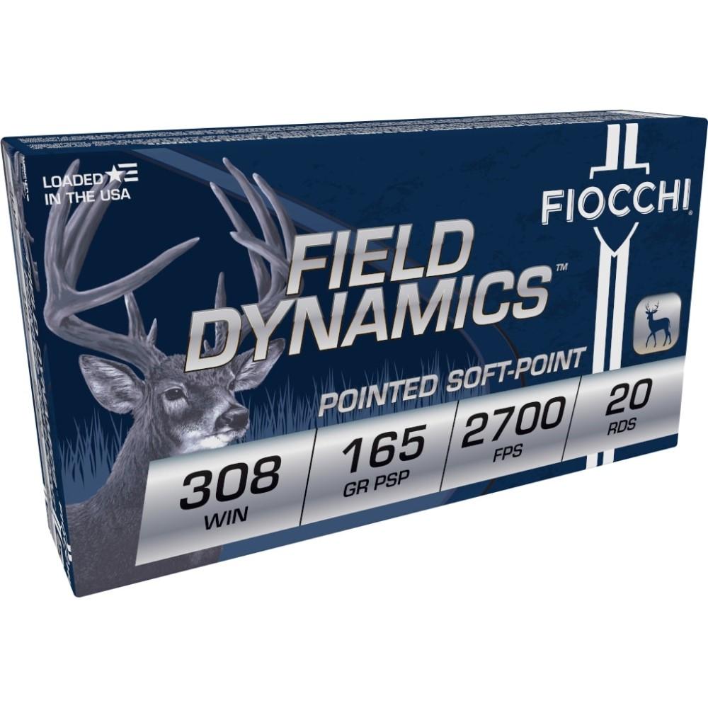 FIOCCHI .308 Win. 165gr PSP 2,700 FPS 20 RD