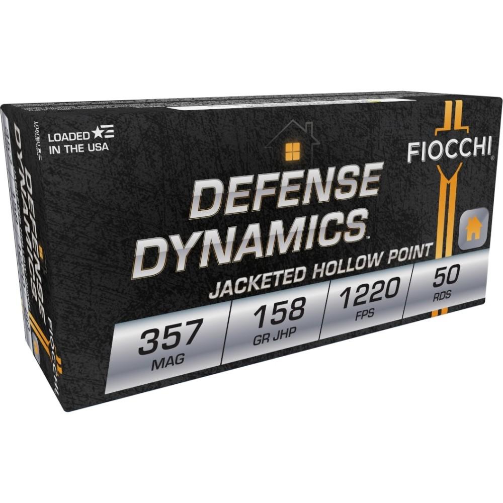 FIOCCHI 357 MAG 158GR JHP 50RD