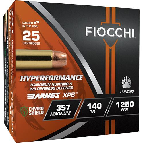 FIOCCHI Hyperformance Hunt 357 MAG 140gr XPB 25/RD