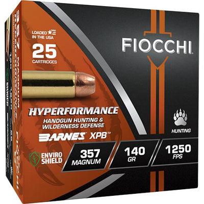 FIOCCHI Hyperformance Hunt 357 MAG 140gr XPB 25/RD