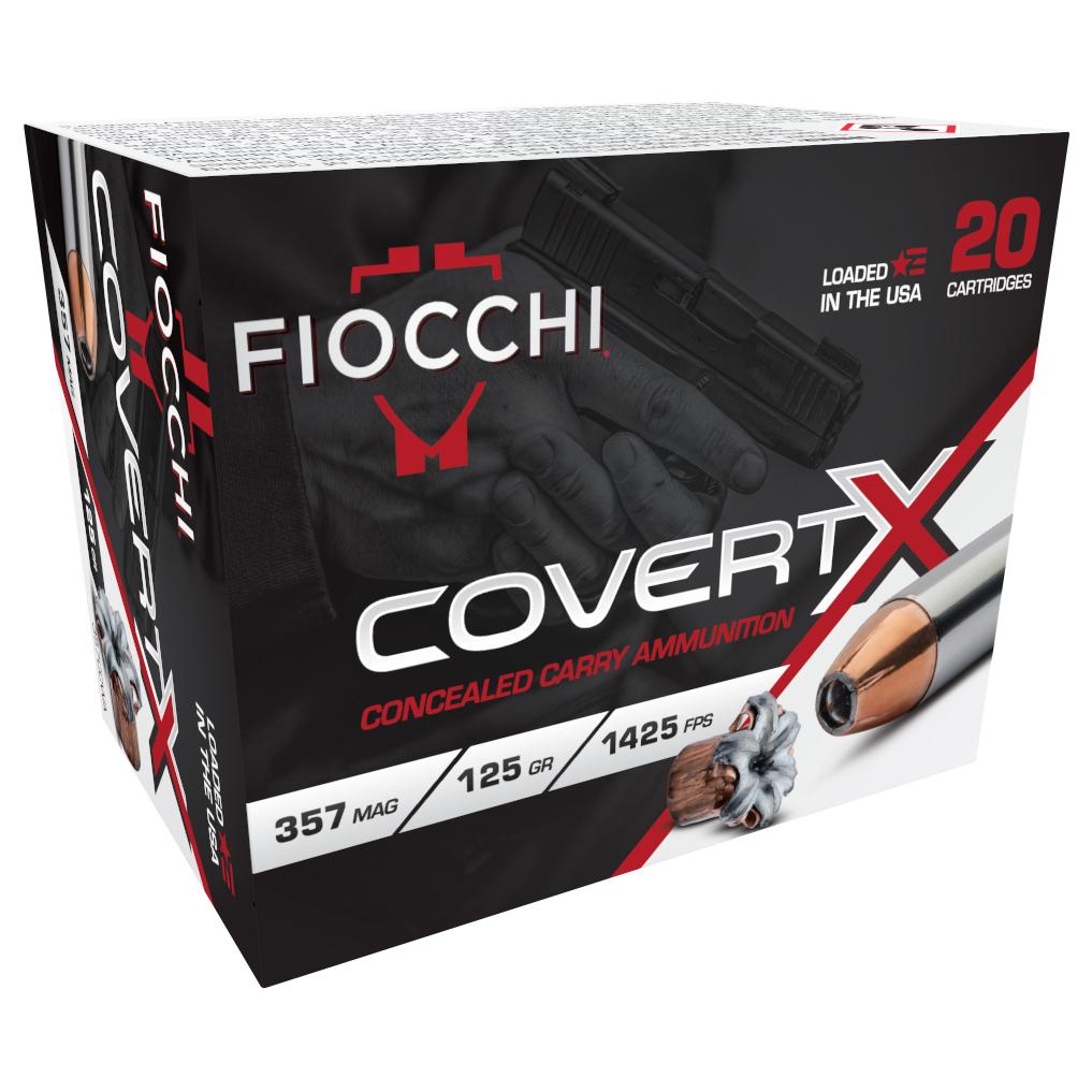 Fiocchi COVERT X 357 Mag JHP 1425 FPS 20 Rounds Ammo