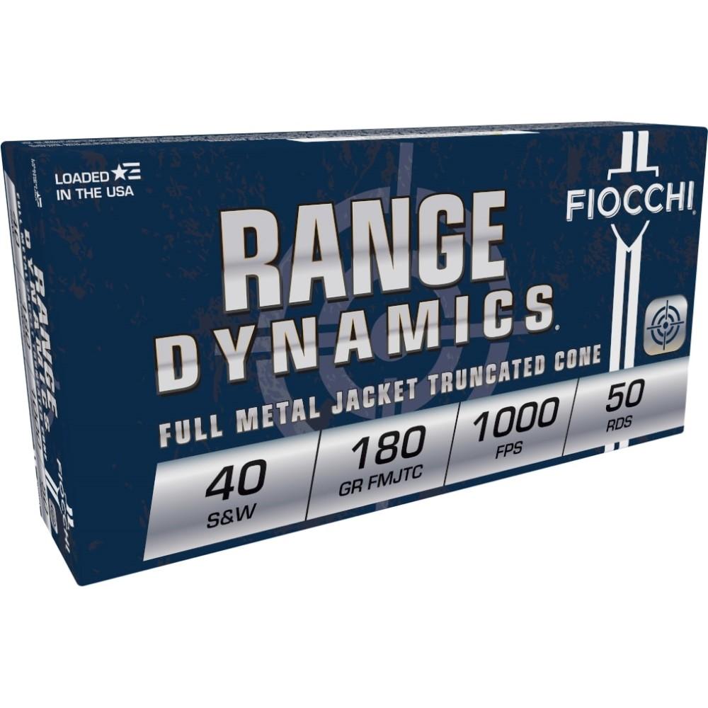 FIOCCHI 40 S&W 180GR FMJ FN 50RD