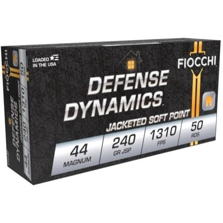 FIOCCHI 44 MAGNUM 240GR JSP 50RD