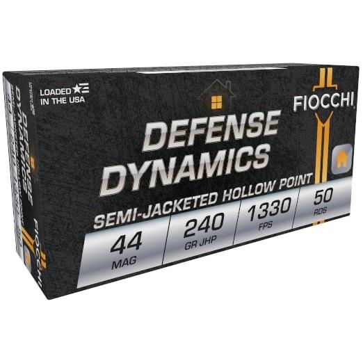 FIOCCHI 44 MAGNUM 240GR JHP 50RD
