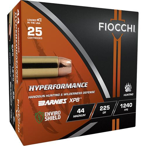 FIOCCHI Hyperformance Hunt 44 Magnum 225gr XPB 25/RD