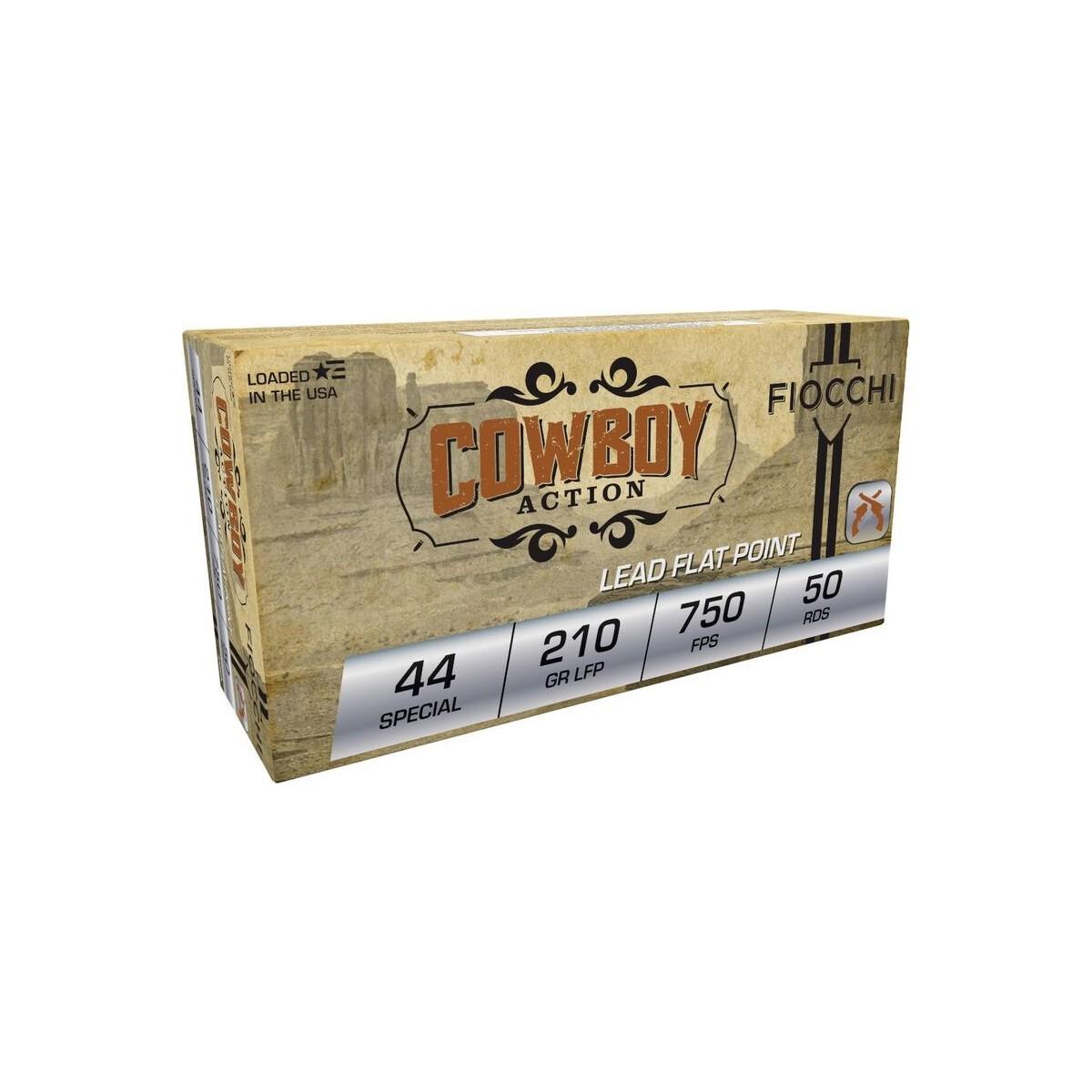 FIOCCHI 44 SPECIAL COWBOY ACTION 210 GR LFP 750 FPS 50/RD