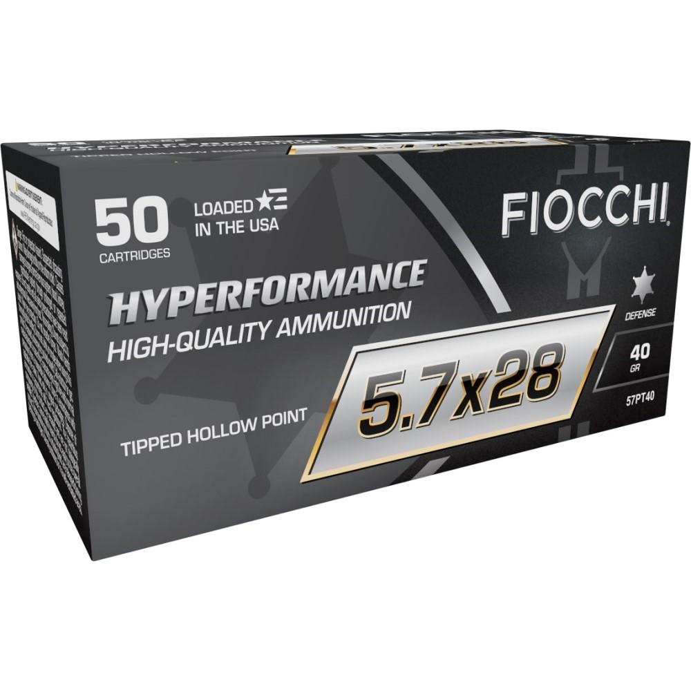 5.7x28mm 40gr Poly Tipped Hollow Point 50/RD