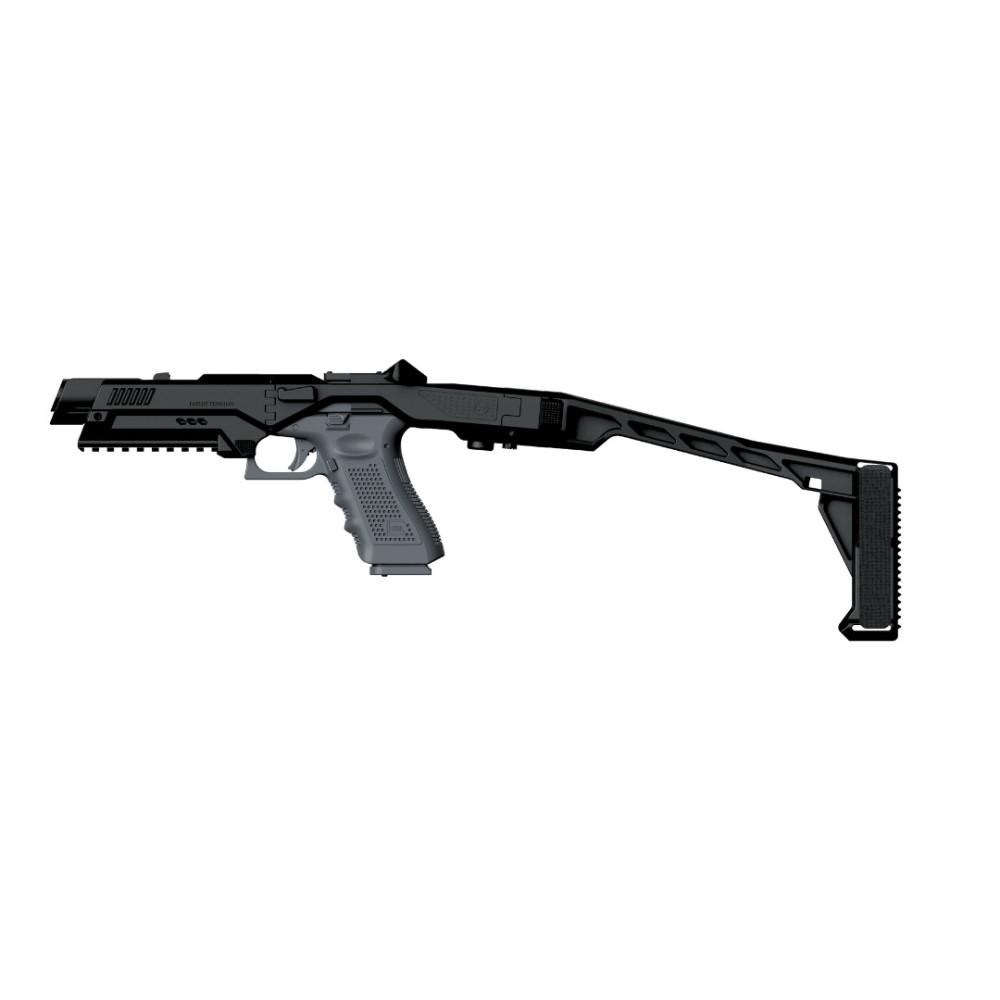 Nano Roni - Glock 17/19/19X/22/23/25/31/32/45 - Black - With Brace