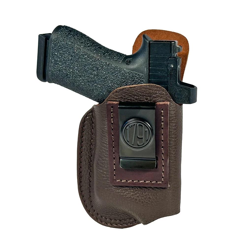 Optic Ready Light Bearing Fair Chase Deer Skin IWB Holster Size 3 Brown RH