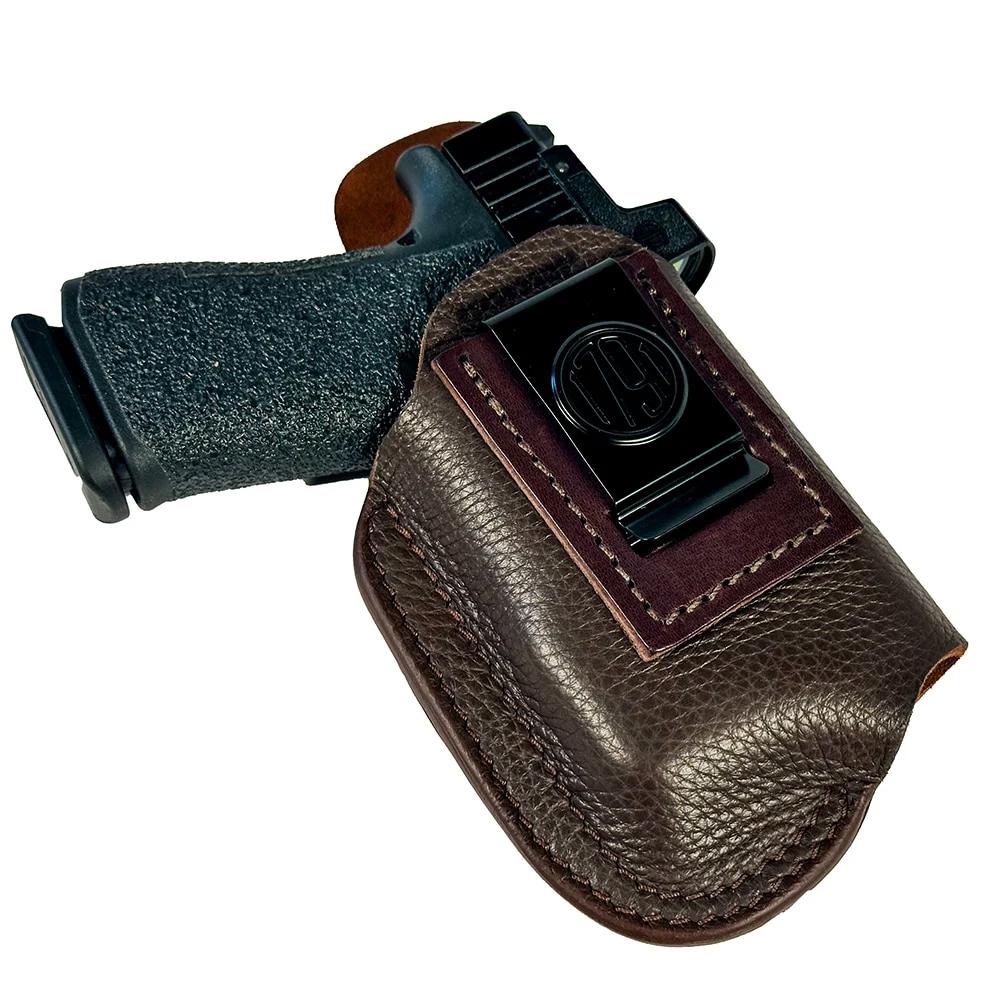 Optic Ready Light Bearing Fair Chase Deer Skin IWB Holster Size 3 Brown RH
