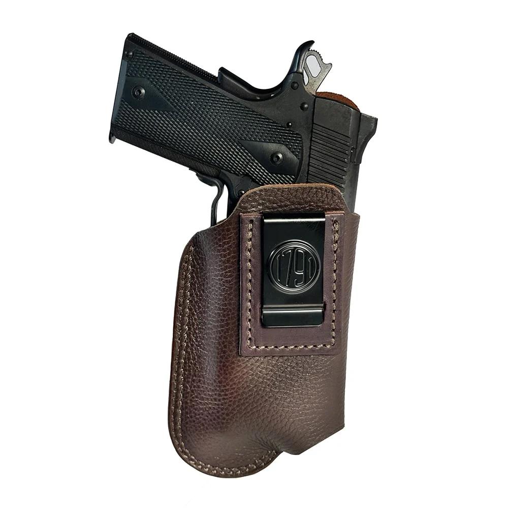 Optic Ready Light Bearing Fair Chase Deer Skin IWB Holster Size 4 Brown RH