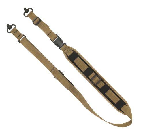 QS 2-Point Sentinel Sling - w/Push Button Swivels- Coyote Brown