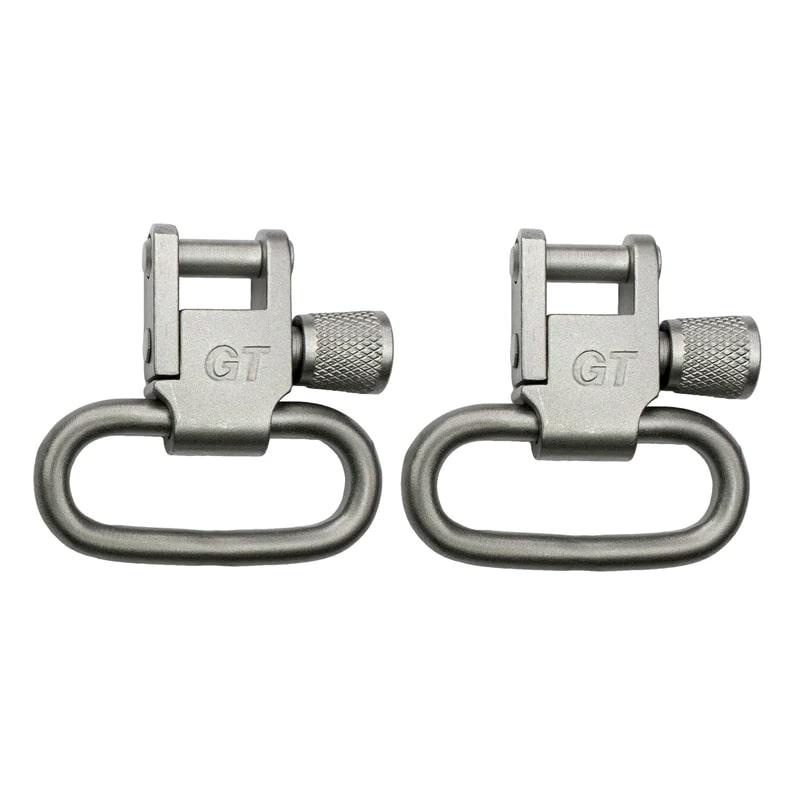 PAIR 1 INCH LOK SWIVEL NICKEL PL