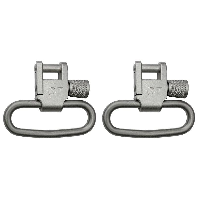 PAIR 1 1/4 LOCK SWIVEL NICKEL PL