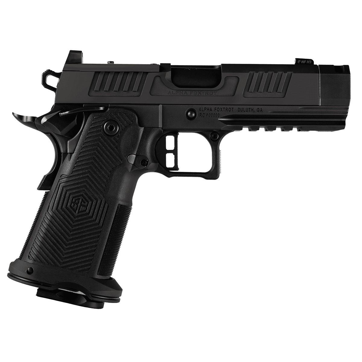 Alpha Foxtrot AF1911-ROMULUS 9mm DLC 4.25 COMP RMSC Cut