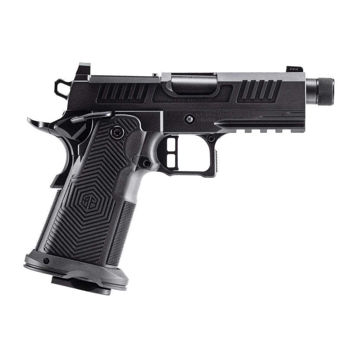 Alpha Foxtrot AF1911-ROMULUS 9MM 3.5 Threaded MOS BLK 17/20RD