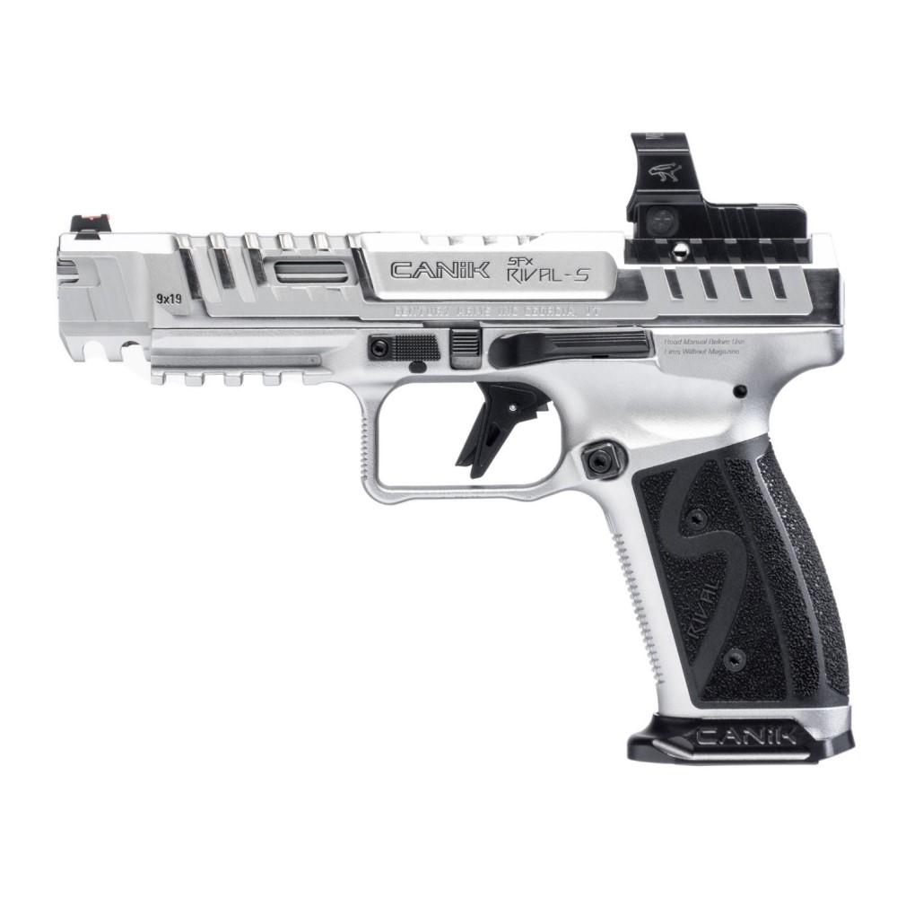 Canik Rival-S Chrome w/ MECANIK MO2 Cal. 9mm 18rd