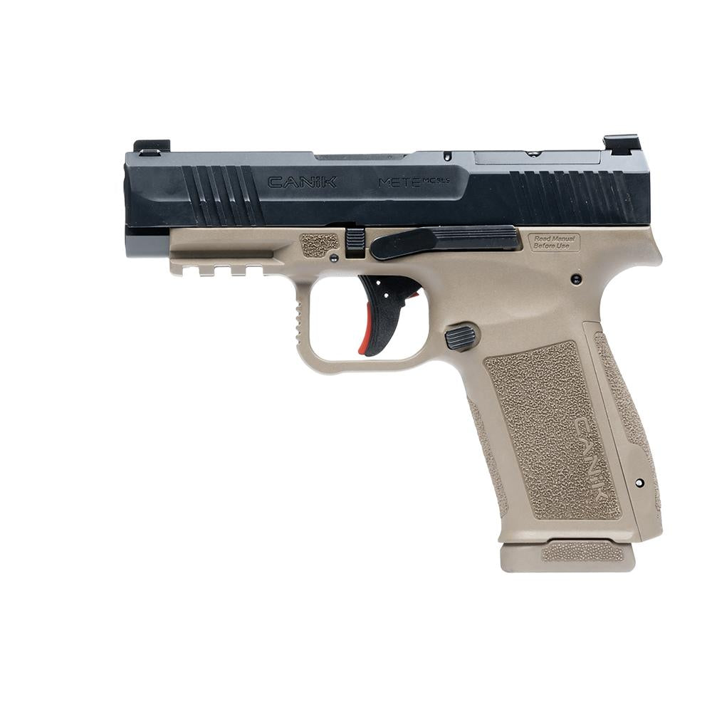 CANIK METE MC9 LS Slide Black/Frame FDE (2) 17RD ACCES KIT