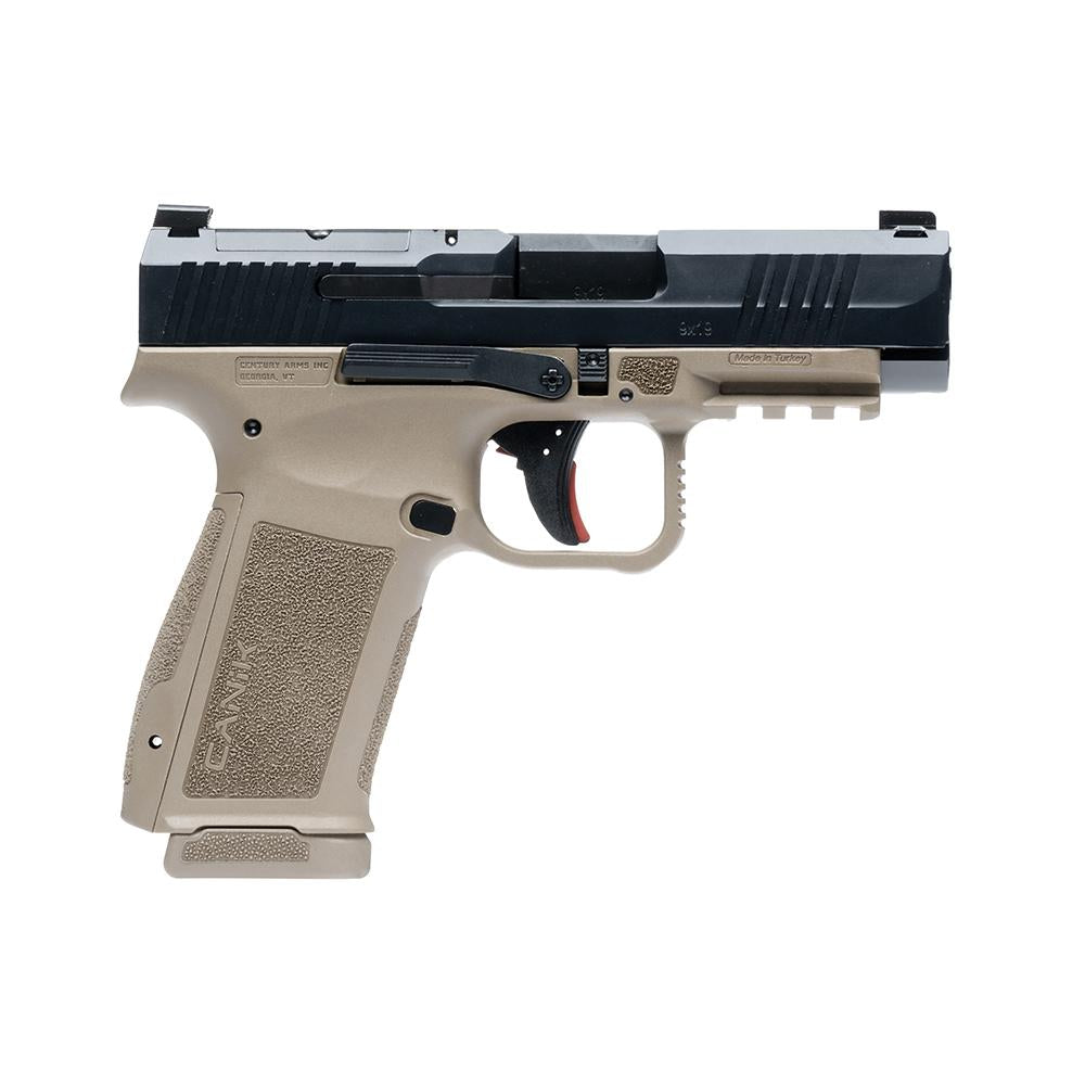 CANIK METE MC9 LS Slide Black/Frame FDE (2) 17RD ACCES KIT