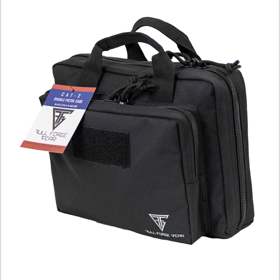 Cat-2 Double Pistol Case 12x10 Black