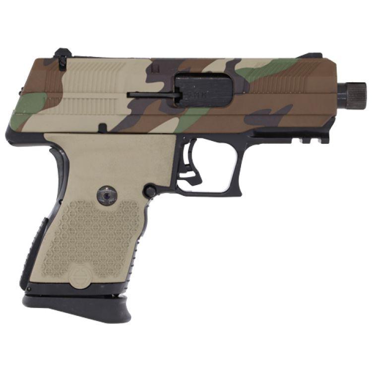 MKS YC9 9mm pistol YC slide threaded barrel, M81 US woodland camo slide 10r