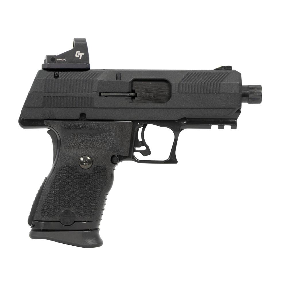 C-9 9mm pistol YC slide w/CT red dot sight (not engraved) threaded barrel