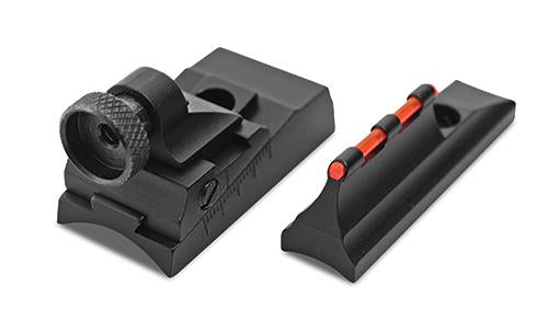 Peep Sight Fiber Optic Sight Sys Fits Traditions & CVA Strght NonTaper Brrl