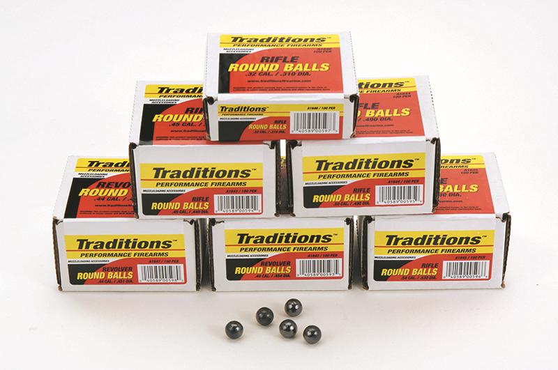 Revolver Round Ball - Bulk Pack 140 wt 44 cal 100 rounds .451 dia
