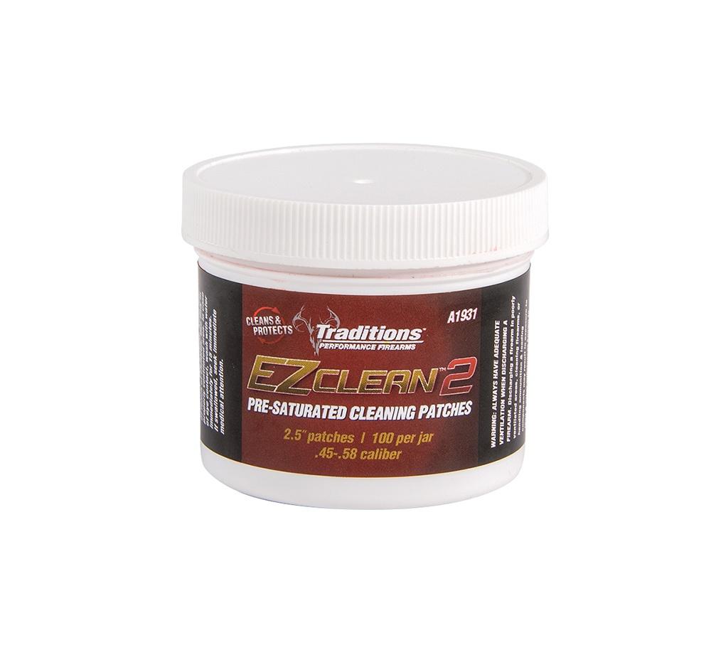 EZ Clean 2 Pre-Saturated Cleaning Patches 100/jar 2.5in dia.