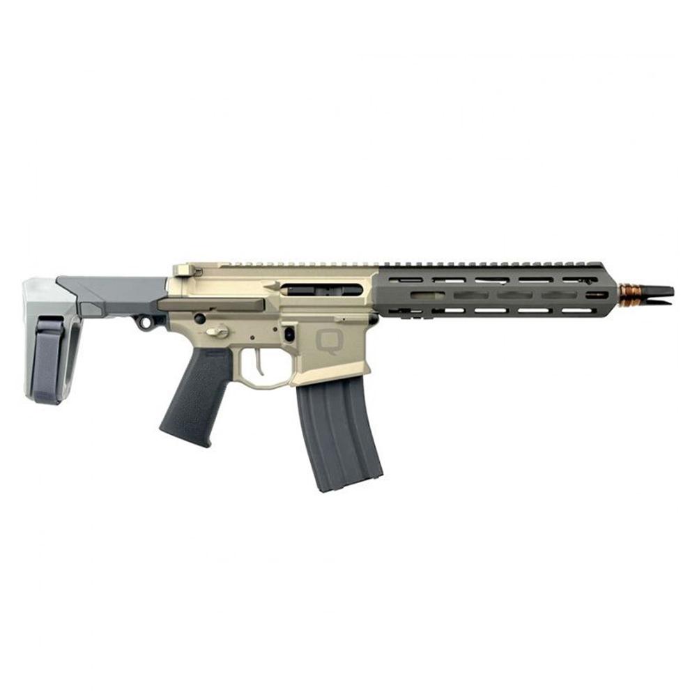 Q 5.56 NATO, 9.69 IN, 1:5 Twist, Pistol (With Brace), Gray Accents