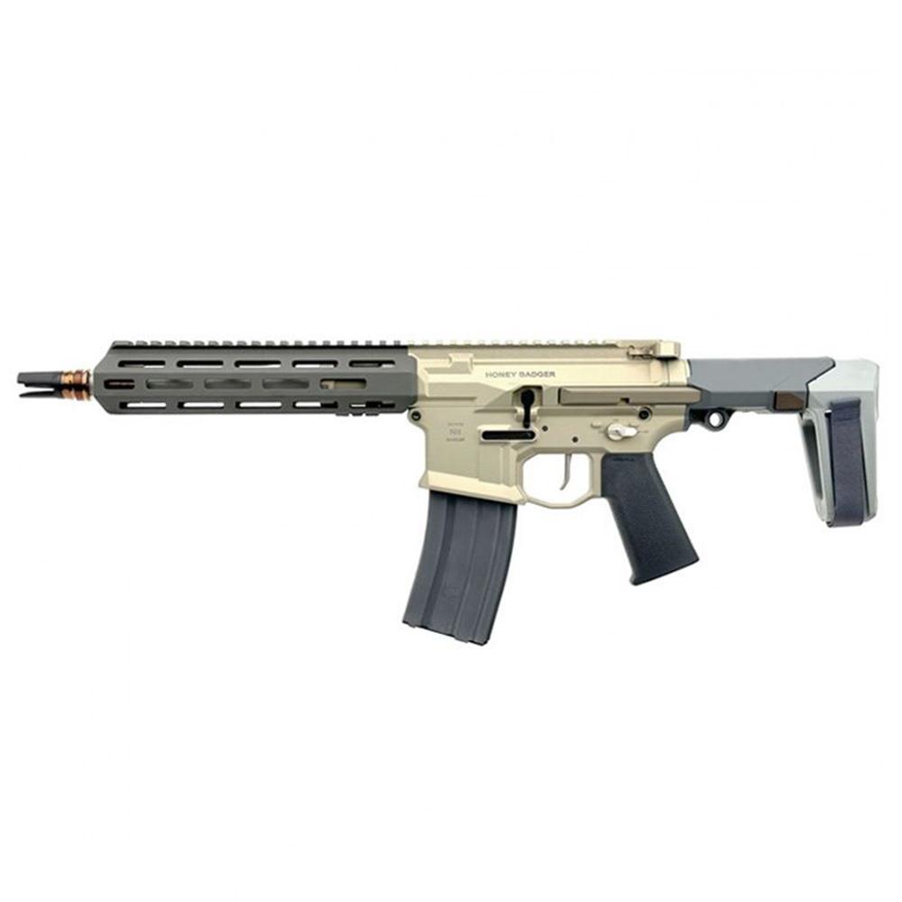 Q 5.56 NATO, 9.69 IN, 1:5 Twist, Pistol (With Brace), Gray Accents