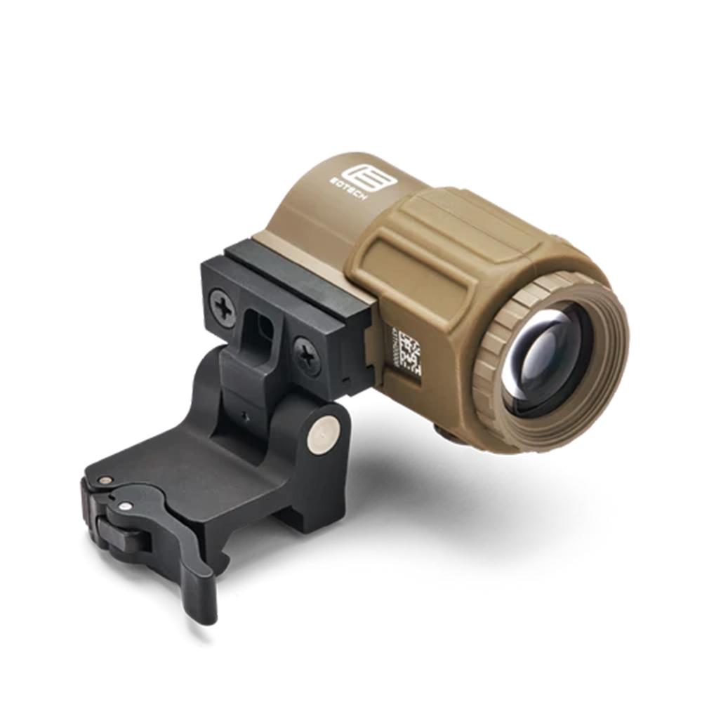 Compact 3x magnifier switch-to-side (STS) mount - TAN/FDE