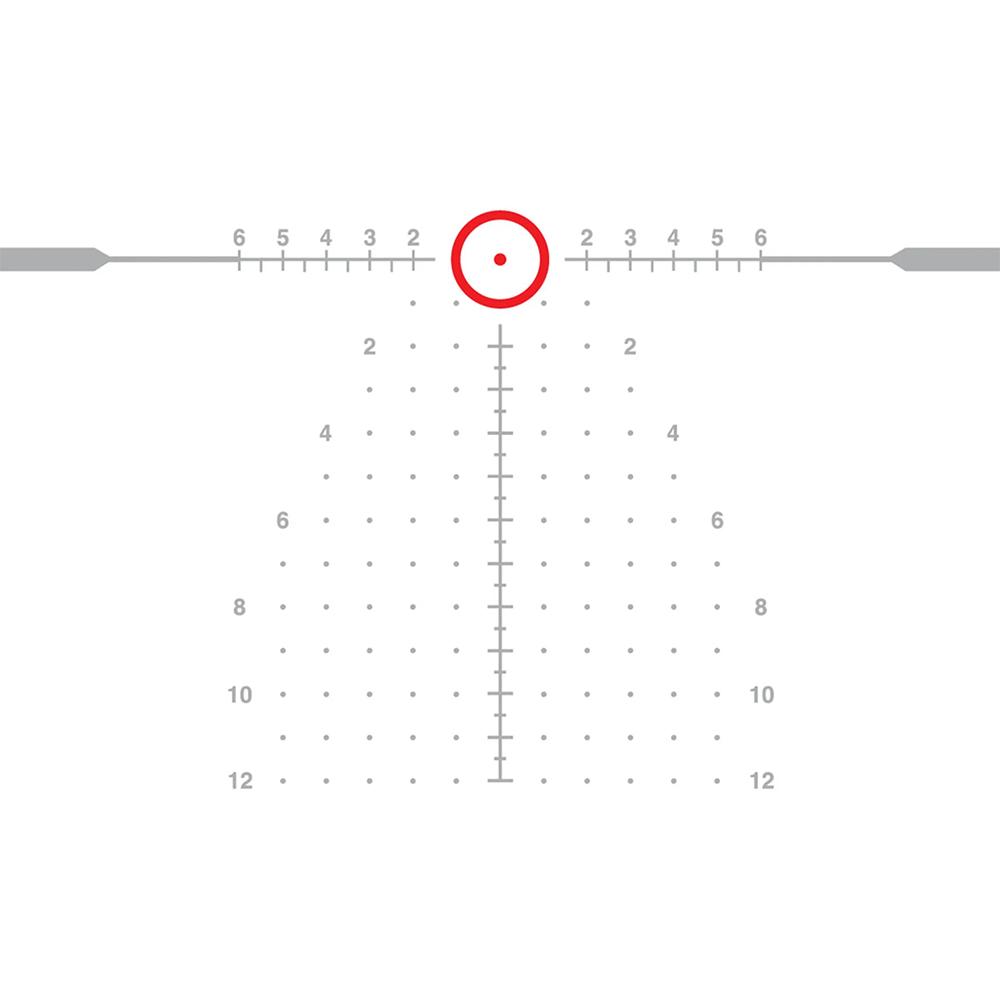 Vudu 1-10x28 FFP Riflescope - SR5 Reticle MRAD with Daylight Bright Dot