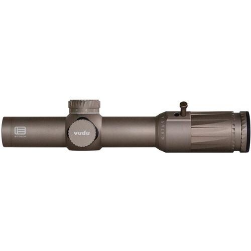 Vudu 1-10x28 FFP Riflescope - SR5 Reticle MRAD with Daylight Dot TAN/FDE