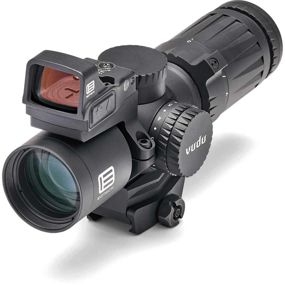 Vudu 3-9x32 SFP Ultra-Short Riflescope HC1 Reticle MOA+Intgrtd Mount+EFLX