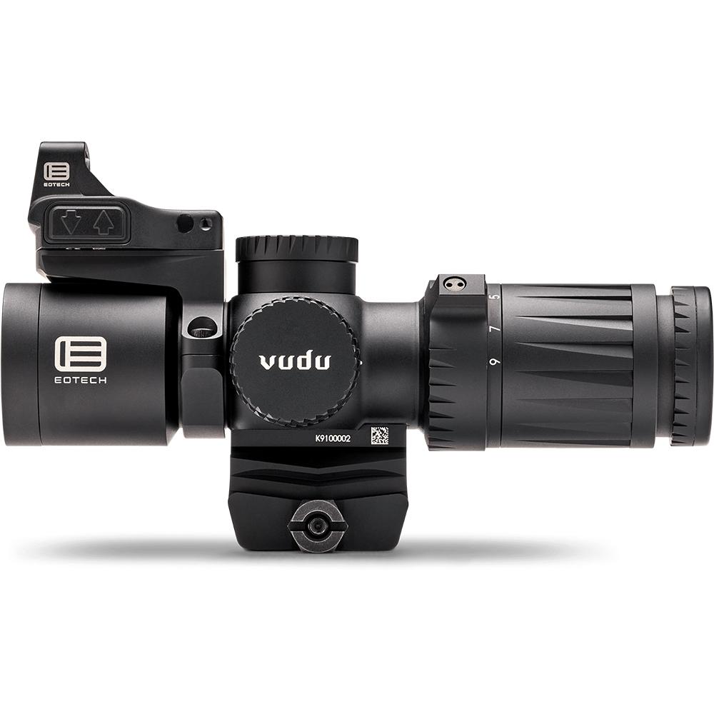Vudu 3-9x32 SFP Ultra-Short Riflescope HC1 Reticle MOA+Intgrtd Mount+EFLX
