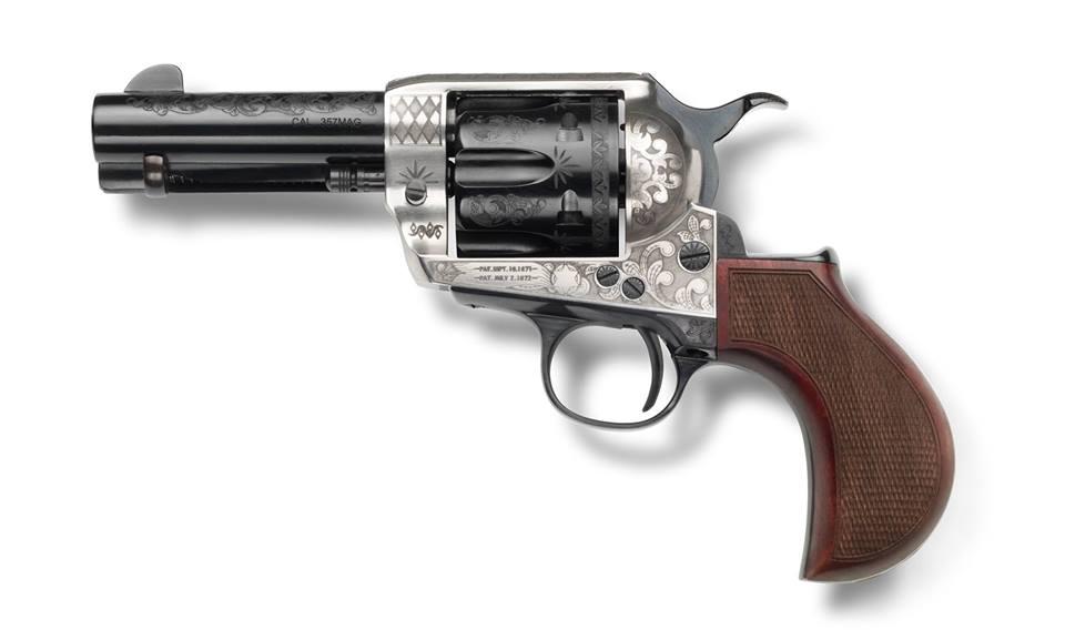 1873 ALCHIMISTA JR 45LC 3 1/2INSILVER/BLUED BIRDSHEAD CKRD GIRP WALNUT