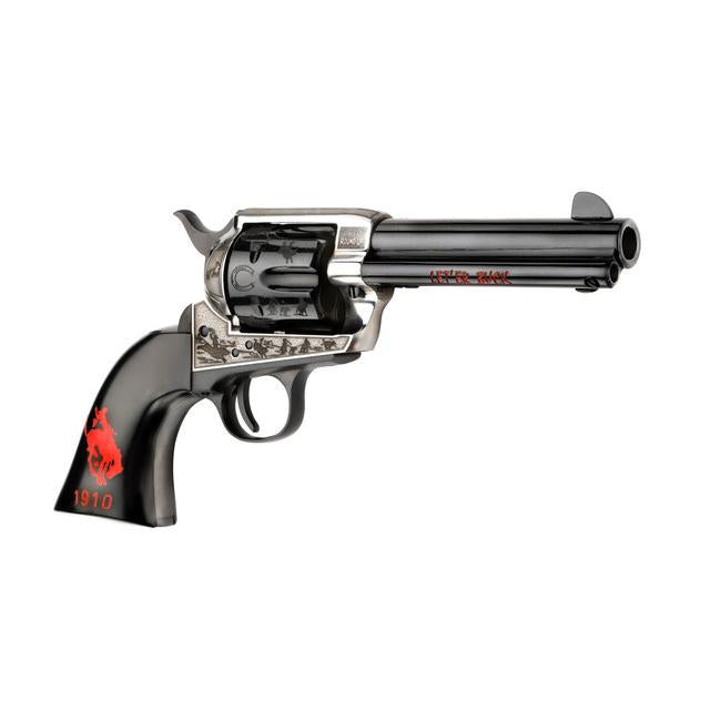 PENDLETON 357MAG 4.75in ENGRVD FRAME/BBL/CYL ULTRA BLK ENGRVD COLORED GRIP