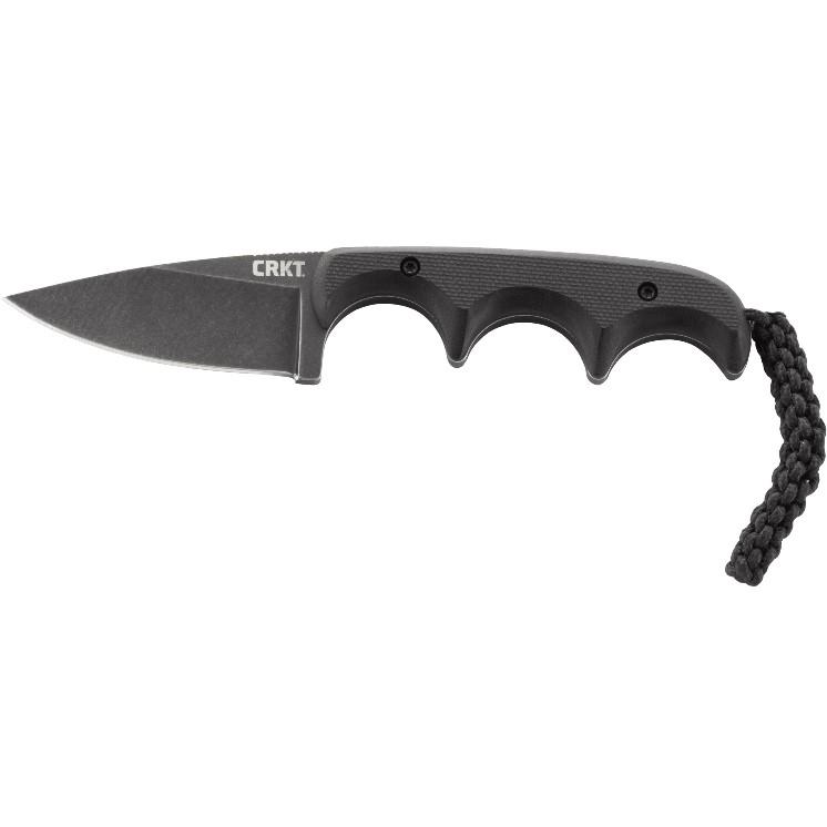 CRKT Minimalist Black Drop Point Knife (2.16 Stonewash)