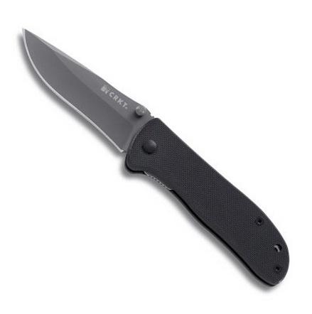 CRKT Drifter Liner Lock Knife Black G-10 (2.875 Gray)