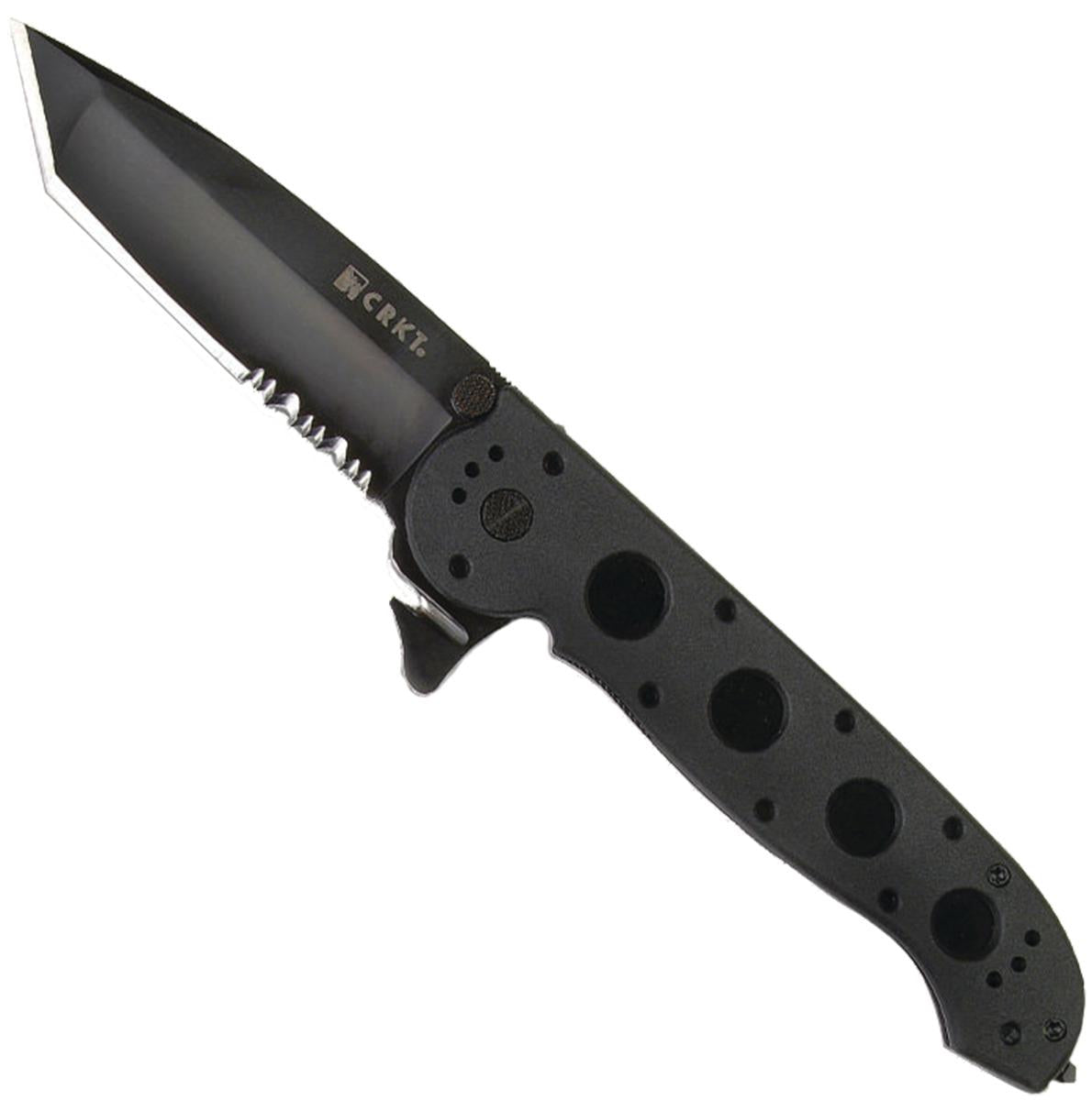 CRKT M16-14ZLEK Tanto Flipper Knife (3.75 Black Serr)