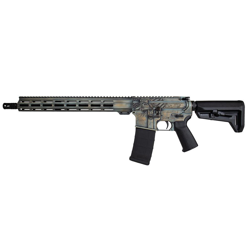 Shark Coast Liberty AR Patina Distressed Cerakote 16, 15 Handguard