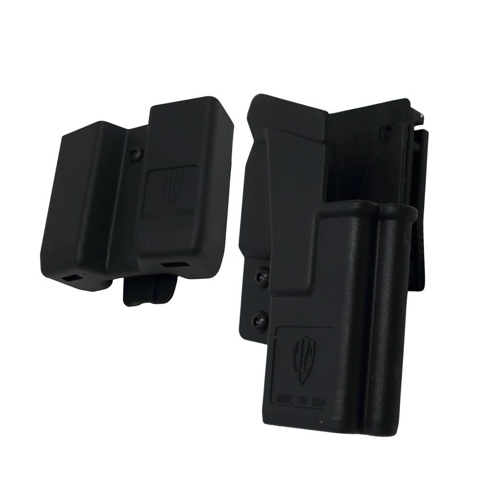 PRO MAG ARCHANGEL GLOCK 19/23 OWB HLSTR/MAG CARRIER BLK PLYMR