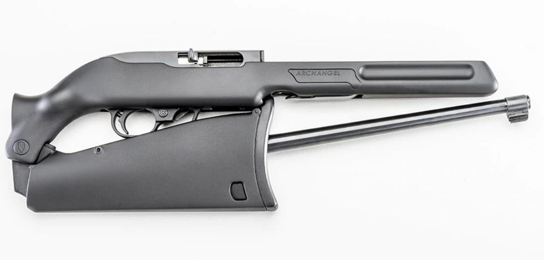 ARCHANGEL QUICK BREAK-DOWN STK FOR STD RUGER* 10/22* RIFLES-BLK POLY