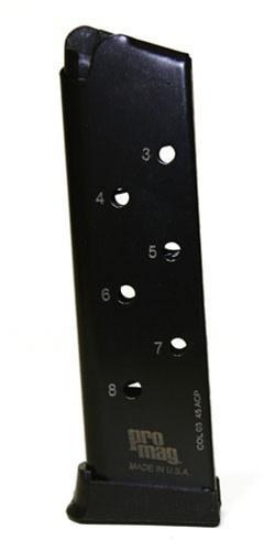 PROMAG 1911 GOVERNMENT MODEL .45 ACP 8RD BLUE STEEL MAGAZINE