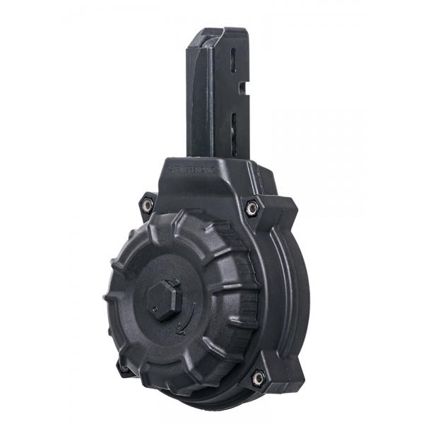 PROMAG AR-15  9MM FOR COLT / SMG TYPE  50RD DRUM BLACK POLYMER MAGAZINE