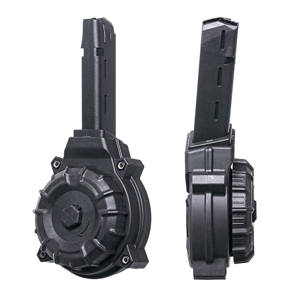 PROMAG FITS GLOCK 17/19 9MM 50RD DRUM BLACK POLYMER MAGAZINE