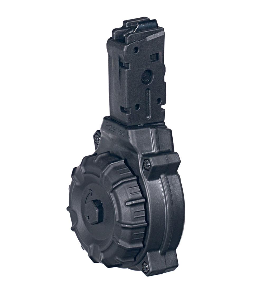 PROMAG Fits GLOCK  21/30  .45 ACP (40) RD DRUM BLACK POLYMER